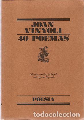 Libros: 40 POEMAS - VINYOLI, Joan - Foto 1