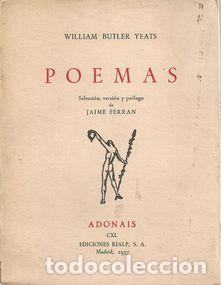 Libros: POEMAS - BUTLER YEATS, William - Foto 1
