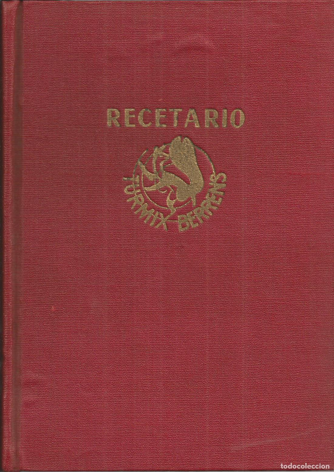 Libros: RECETARIO - S/A - Foto 1