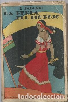 Libros: LA PERLA DEL RIO ROJO - SALGARI, EMILIO - Foto 1