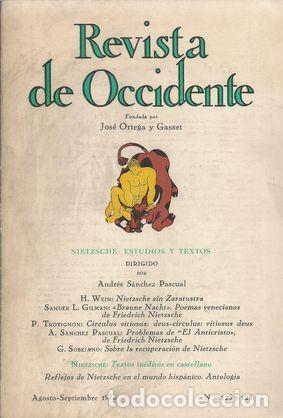 Libros: NIETZSCHE: ESTUDIOS Y TEXTOS - SANCHEZ PASCUAL, ANDR&Eacute;S - Foto 1