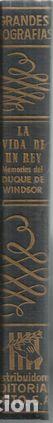Libros: MEMORIAS, LA VIDA DE UN REY - DUQUE DE WINDSOR - Foto 1