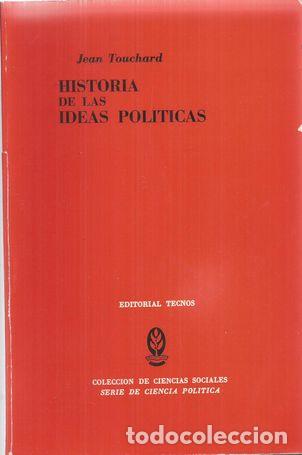 Libros: HISTORIA DE LAS IDEAS POLITICAS - TOUCHARD, JEAN - Foto 1