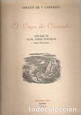 Libros: EL LAGO DE CARUCEDO - GIL Y CARRASCO, ENRIQUE - Foto 1