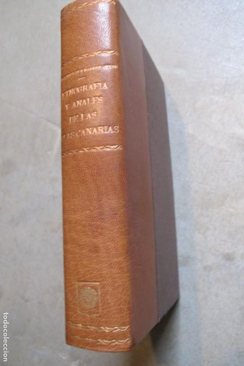 Libri di seconda mano: ETNOGRAFIA Y ANALES DE LAS ISLAS CANARIAS. S. BERTHELOT, BAKER-WEBB I, II, III BONITA ENCUADERNACION