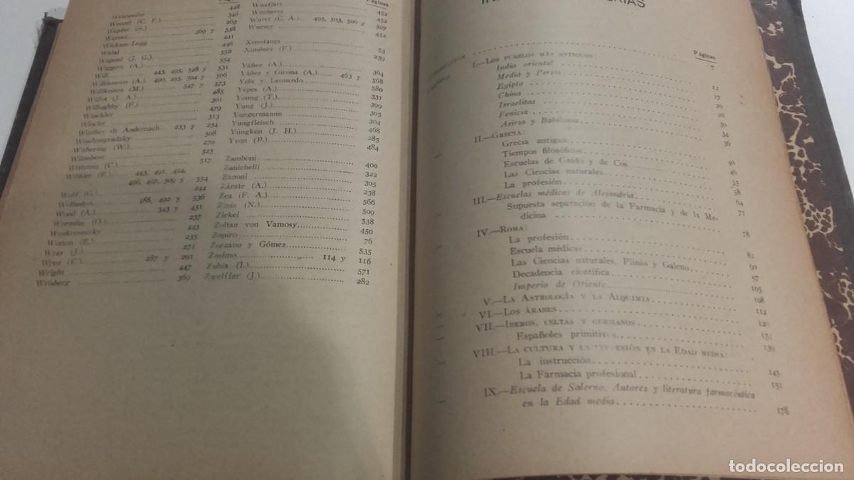 Libros: ELEMENTOS DE HISTORIA DE LA FARMACIA - FOLCH Y ANDREU , RAFAEL - Foto 6