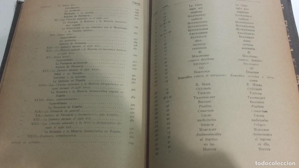 Libros: ELEMENTOS DE HISTORIA DE LA FARMACIA - FOLCH Y ANDREU , RAFAEL - Foto 7