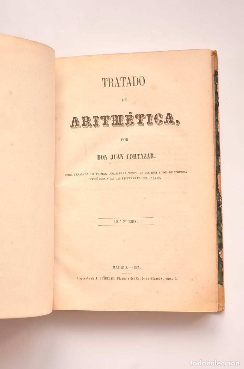 Libros: Tratado de aritm&eacute;tica - CORT&Aacute;ZAR, Juan - Foto 3