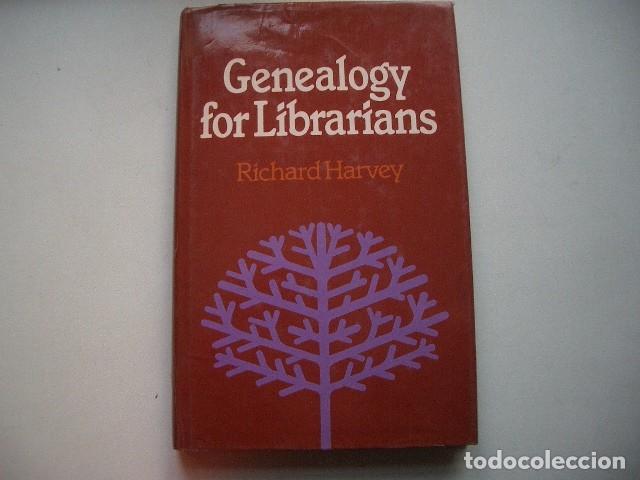 Libros: Genealogy for Librarians Harvey, Richard Clive Bingley, 1984