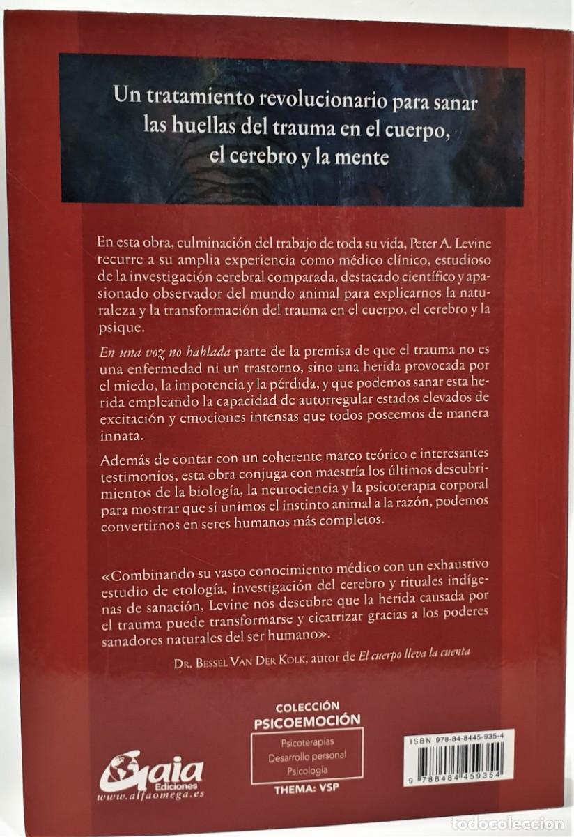Libros: EN UNA VOZ NO HABLADA - Peter A. Levine * - Foto 2