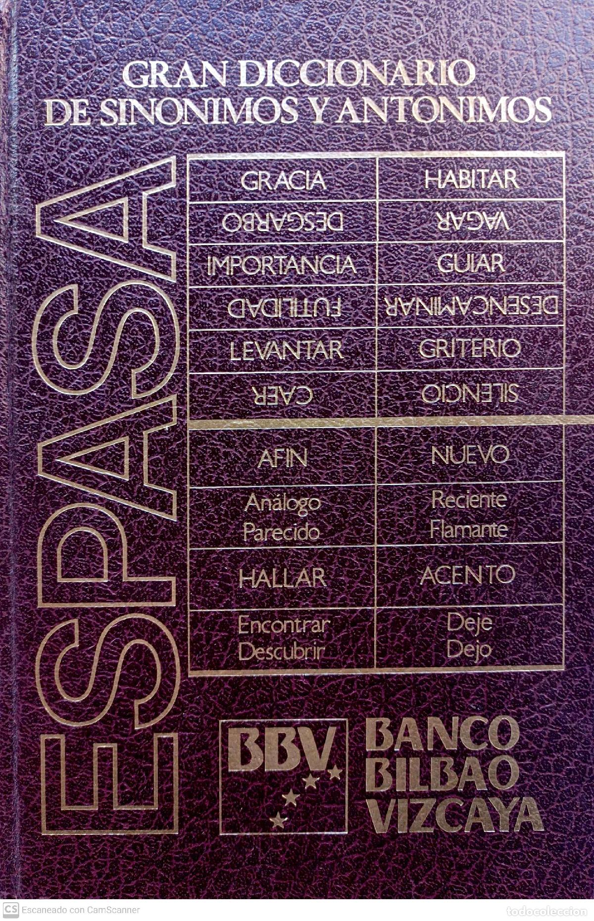 Libros: Gran diccionario de sin&oacute;nimos y ant&oacute;nimos, Espasa - Foto 1