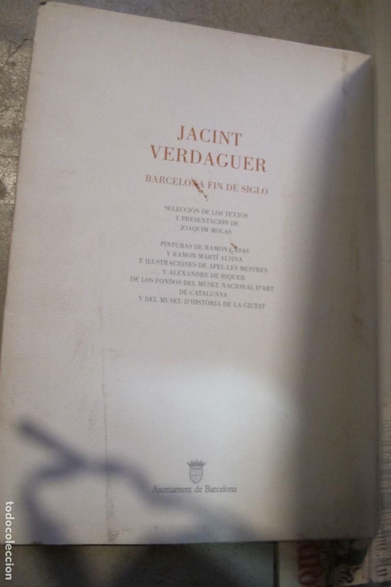 Libros: JACINT VERDAGUER BARCELONA FIN DE SIGLO - Foto 1