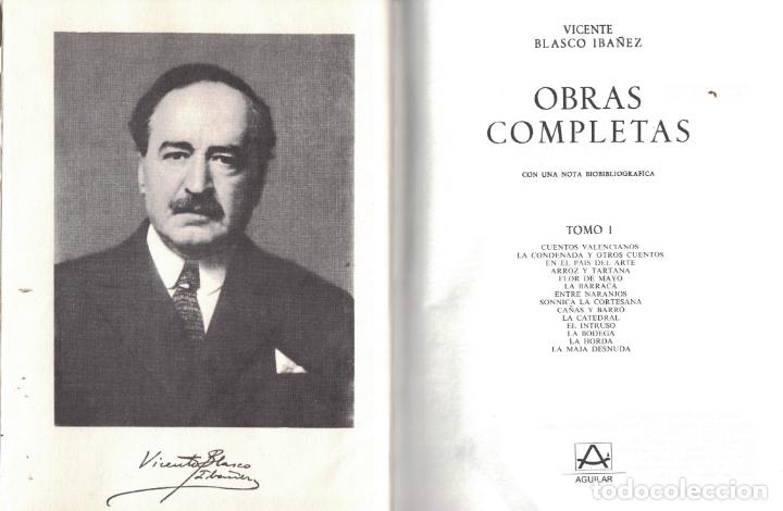 Libros: OBRAS COMPLETAS. 4 Tomos. - Blasco Ib&aacute;&ntilde;ez. Vicente, - Foto 1