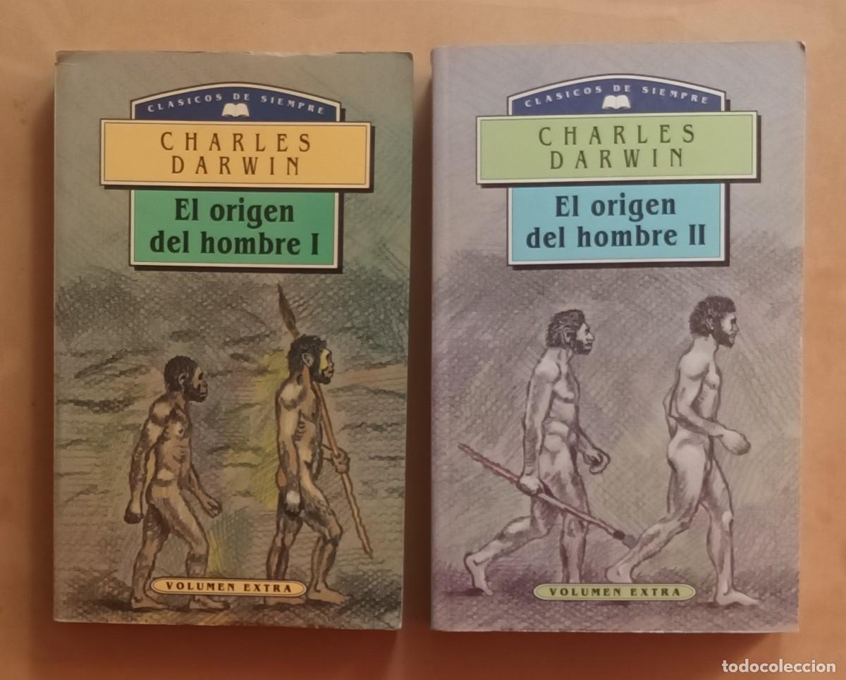 Libros: EL ORIGEN DEL HOMBRE (2 TOMOS) - CHARLES DARWIN - EDIMAT - 1998 - Foto 1