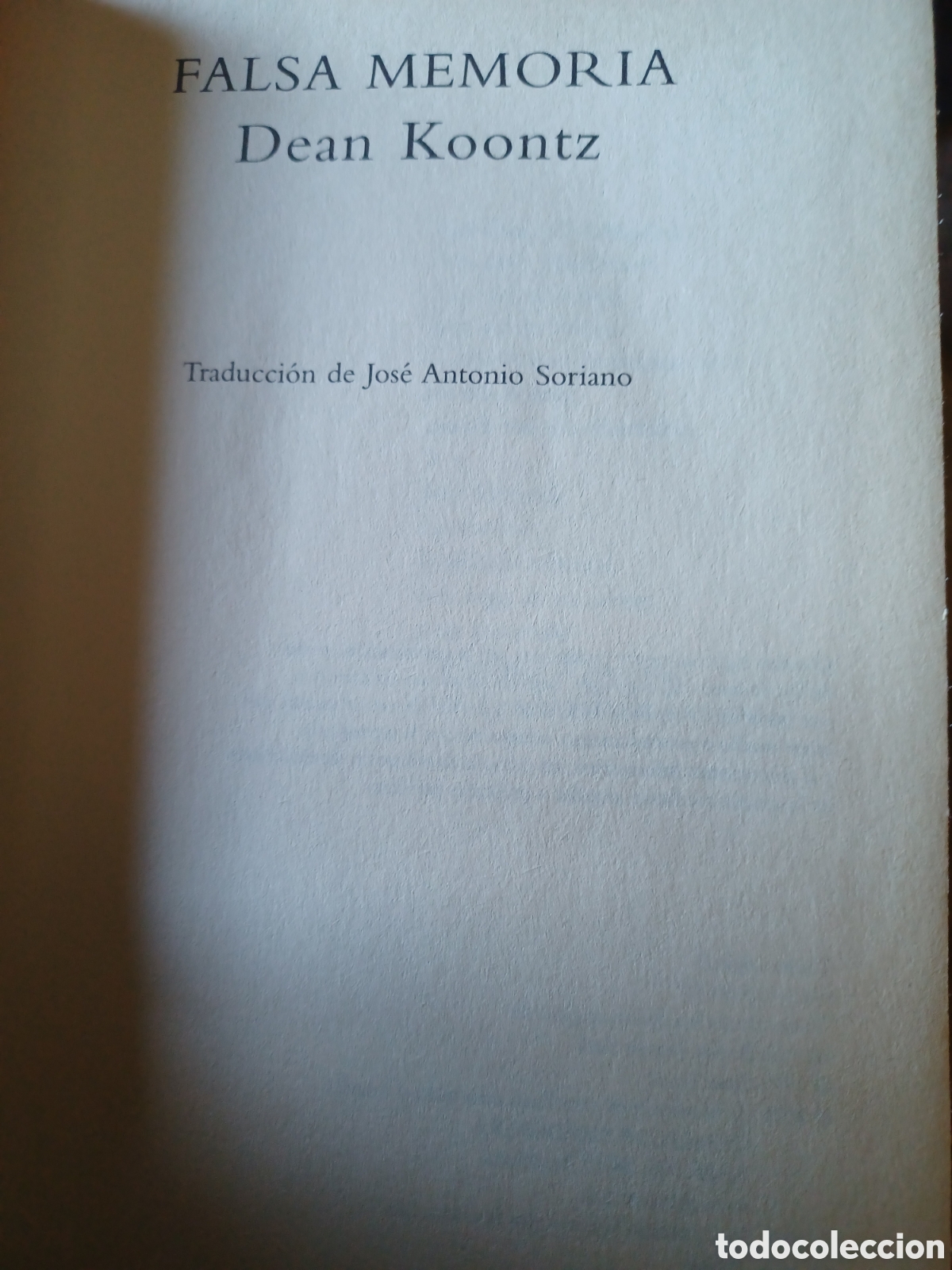 Libros: Barybook C95 Falsa memoria De&aacute;n Koont - Foto 3