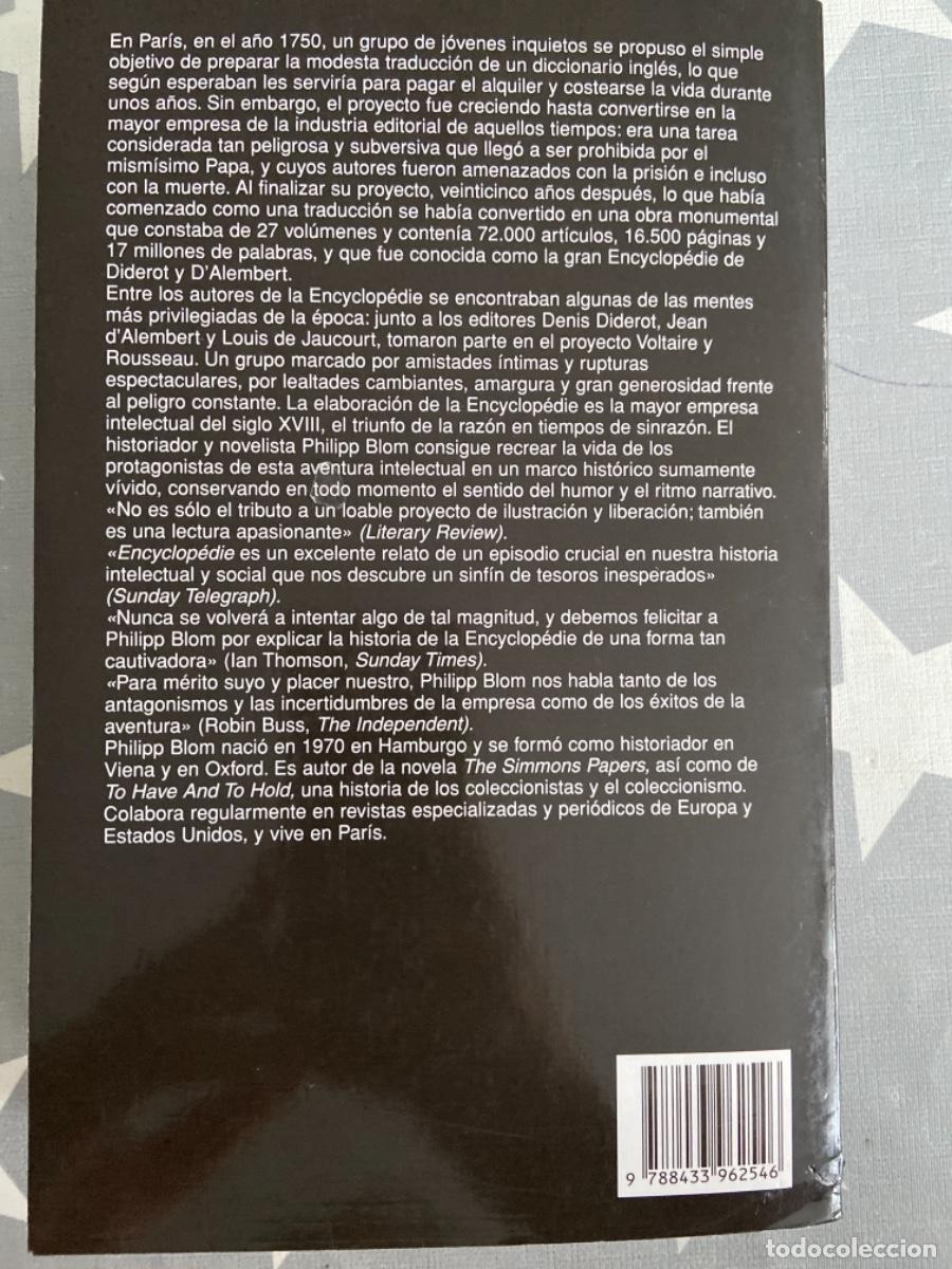 Libros: ENCYCLIP&Eacute;DIE. BLOM, PHILIPP. ANAGRAMA, BARCELONA. 2007 - Foto 3