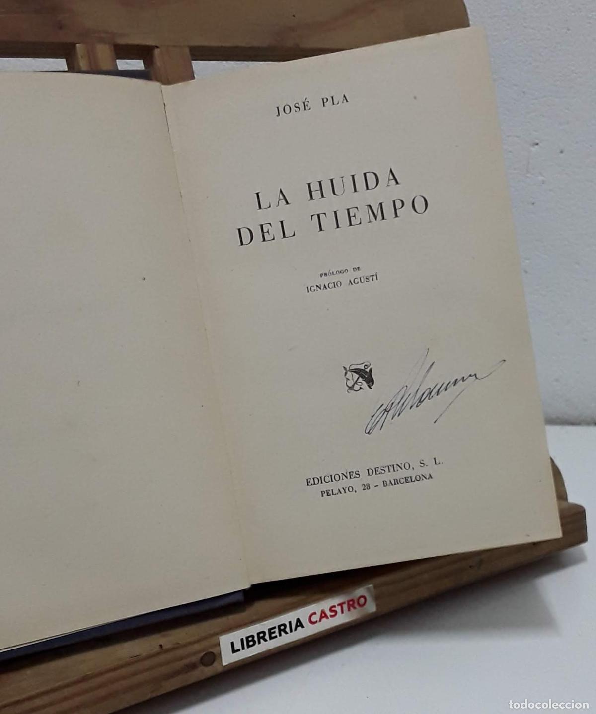 Libros: La huida del tiempo - Josep Pla - Foto 1