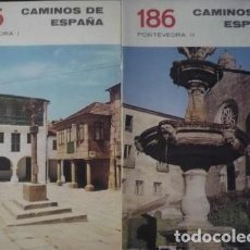 Libros: CAMINOS DE ESPAÑA. PONTEVEDRA, I Y II EDITADO POR COMPAÑIA ESPAÑOLA DE PENICILINA. 16 PAG. -