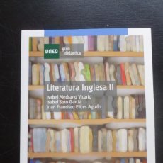 Libros: LITERATURA INGLESA.II. MEDRANO. SOTO GARCIA Y ELICES. UNED. 2008 243 PAG -