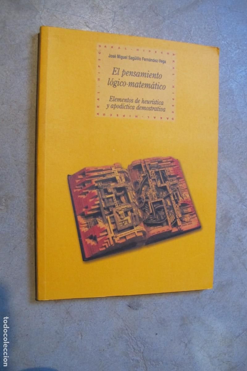 Livros em segunda m&atilde;o: EL PENSAMIENTO LOGICO-MATEMATICO. JOSE MIGUEL SAGUILLO FERNANDEZ-VEGA