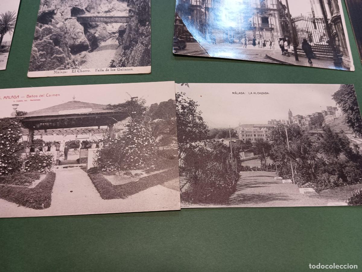 Libros: MALAGA.10 postales varias. EDITORIAL: otra escrita en - - Foto 3