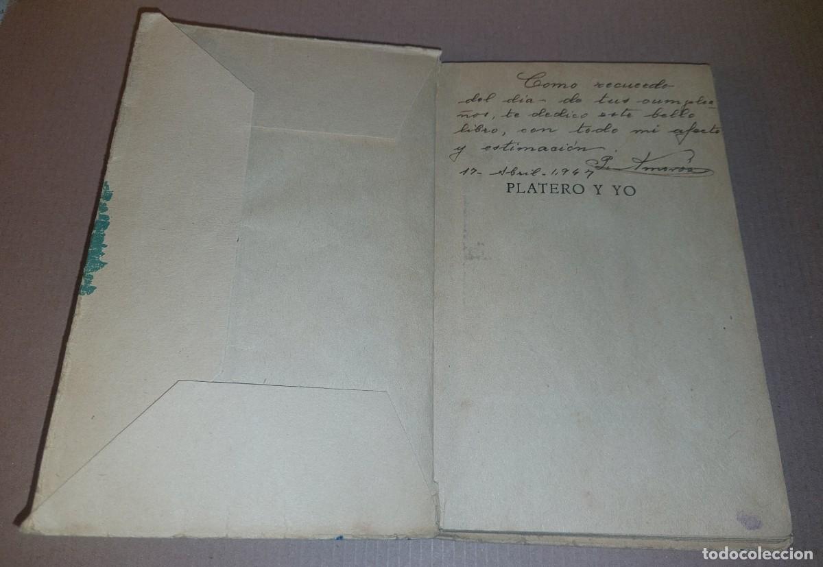Libros: PLATERO Y YO. Juan Ram&oacute;n Jim&eacute;nez. Edici&oacute;n a&ntilde;o 1946 - Foto 8