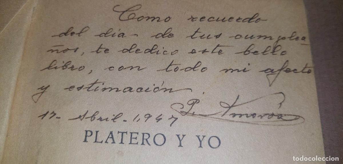 Libros: PLATERO Y YO. Juan Ram&oacute;n Jim&eacute;nez. Edici&oacute;n a&ntilde;o 1946 - Foto 9