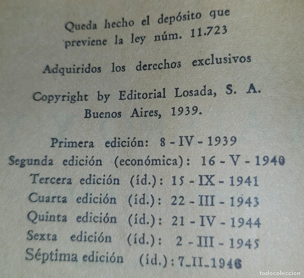 Libros: PLATERO Y YO. Juan Ram&oacute;n Jim&eacute;nez. Edici&oacute;n a&ntilde;o 1946 - Foto 10