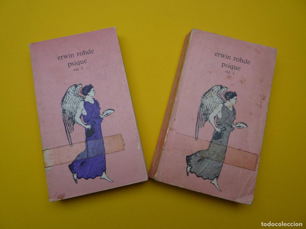Libros: 2 LIBROS ERWIN ROHDE PSIQUE - Vol 1 & 2 - 1973 - Subrayado - Foto 1