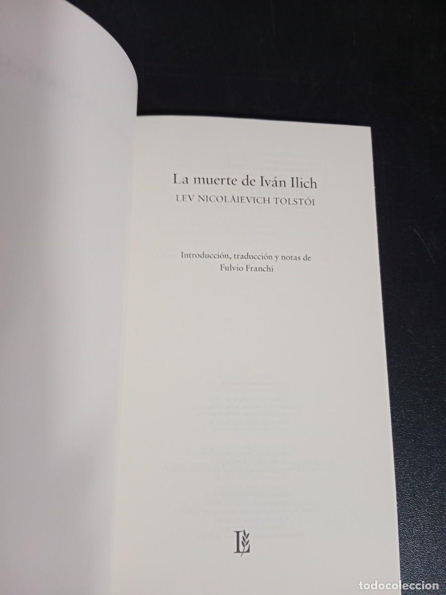 Libros: La muerte de Ivan Ilich. Lev Tolstoi. - Foto 2