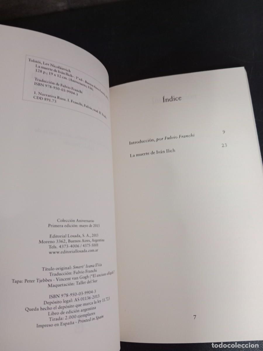 Libros: La muerte de Ivan Ilich. Lev Tolstoi. - Foto 3