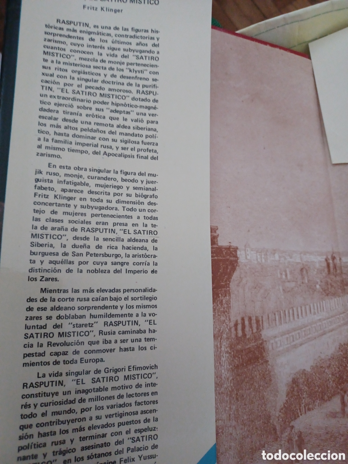 Libros: Barybook. C85 Rasput&iacute;n el s&aacute;tiro m&iacute;stico Fritz Klinger ediciones cedro - Foto 2