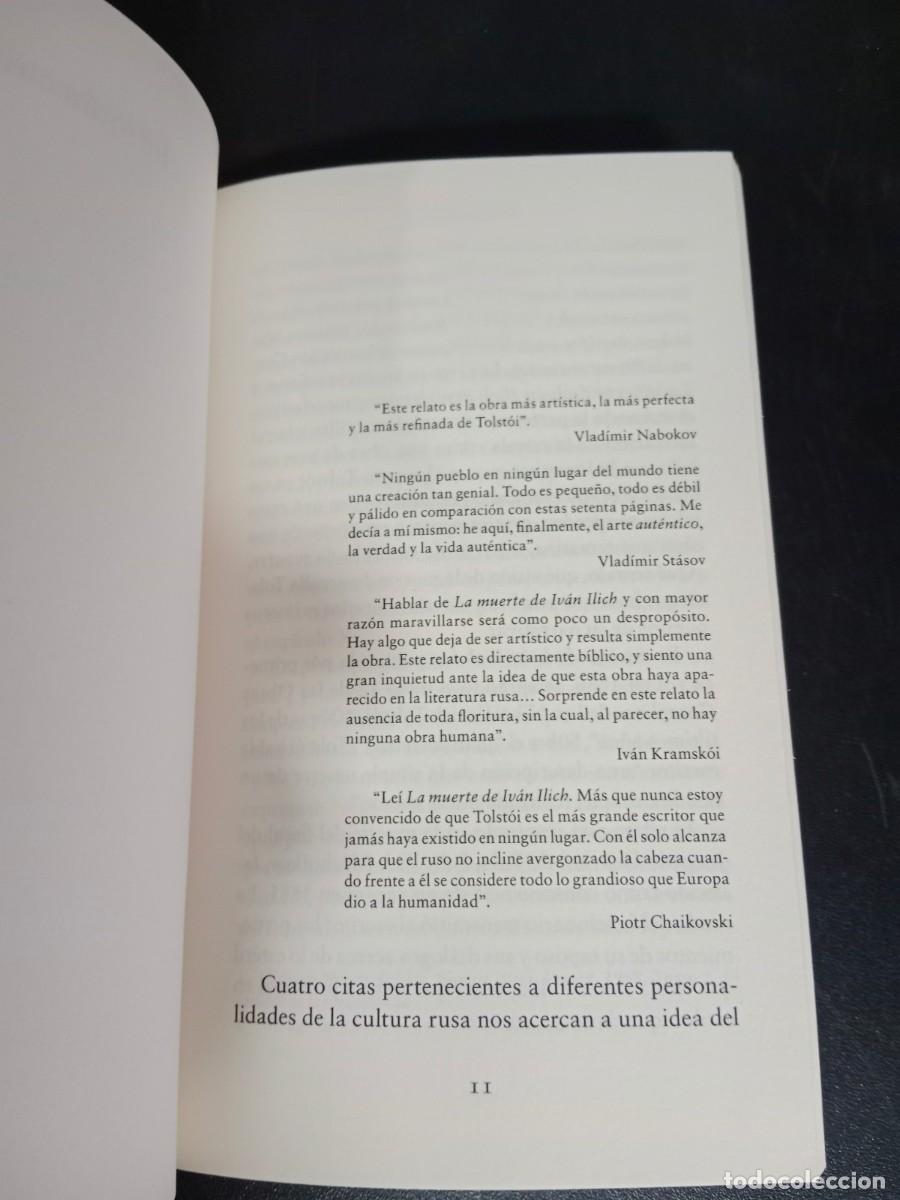 Libros: La muerte de Ivan Ilich. Lev Tolstoi. - Foto 4