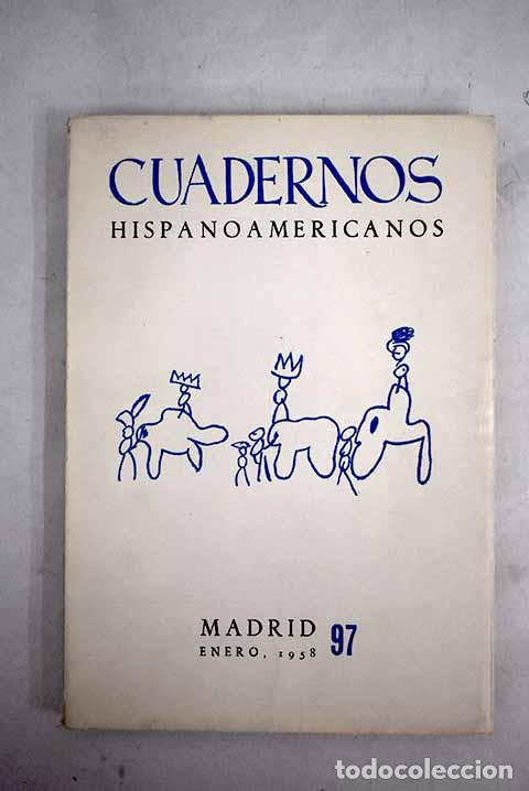 Libros: Cuadernos hispanoamericanos, n&uacute;mero 97.- La&iacute;n Entralgo, Pedro - Foto 1