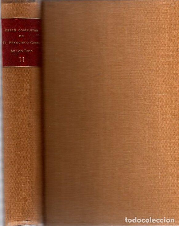 Libros: Obras completas. La universidad espa&ntilde;ola - Giner, Francisco - Foto 1