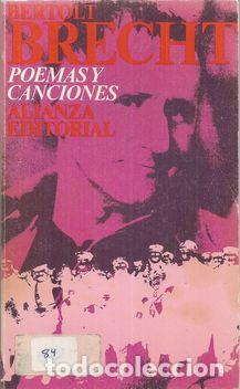 Libros: POEMAS Y CANCIONES - BRECHT, BERTOLT - Foto 1