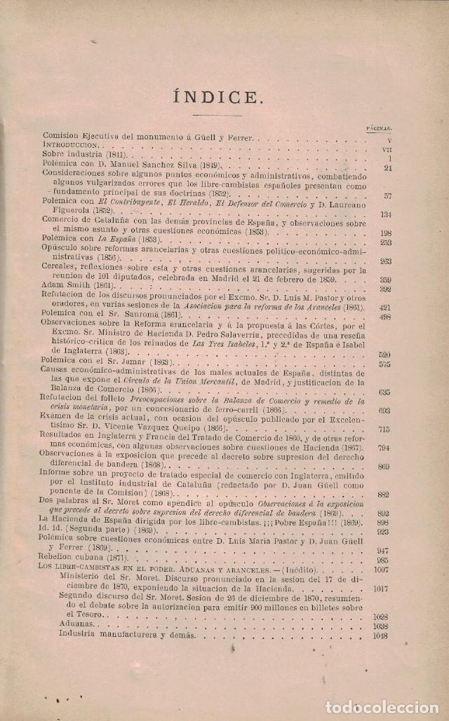 Libros: ESCRITOS ECON&Oacute;MICOS. - G&uuml;ell y Ferrer. Juan, - Foto 2