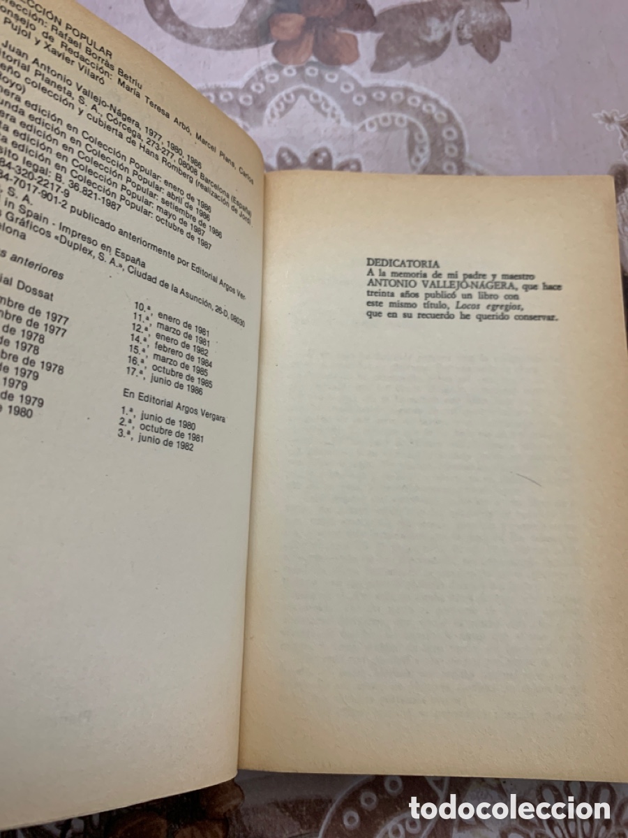 Libros: Locos egregios. Juan Antonio Vallejo-N&aacute;gera. - Foto 6