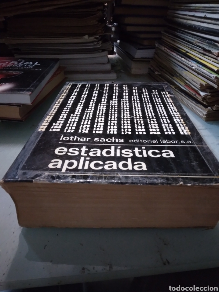 Libros: Lothar Sachs, Estad&iacute;stica aplicada, Ediciones Labor - Foto 2