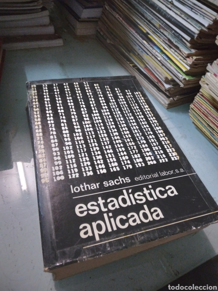 Libros: Lothar Sachs, Estad&iacute;stica aplicada, Ediciones Labor - Foto 1
