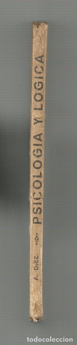 Libros: Psicolog&iacute;a y l&oacute;gica. - D&Iacute;EZ BLANCO, Alejandro: - Foto 2