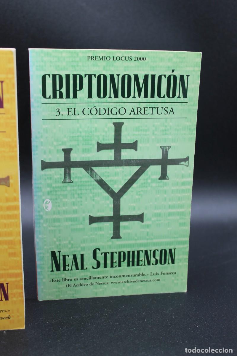 Libros: LOTE 3 TOMOS CRIPTONOMICON EL CODIGO ENIGMA EL CODIGO PONTIFEX EL CODIGO ARETUSA 1&ordf; EDICIONES 2004 - Foto 4