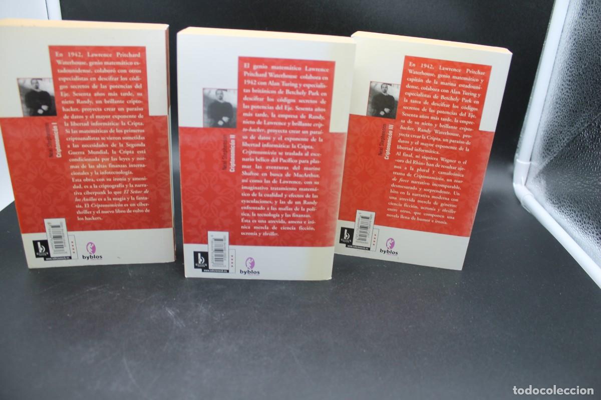 Libros: LOTE 3 TOMOS CRIPTONOMICON EL CODIGO ENIGMA EL CODIGO PONTIFEX EL CODIGO ARETUSA 1&ordf; EDICIONES 2004 - Foto 5