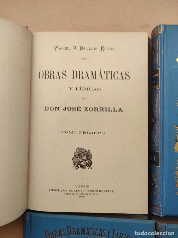 Libros: Obras Dram&aacute;ticas y L&iacute;ricas. 4 vol. - &rdquo;Zorrilla, Jos&eacute;&rdquo; - Foto 3