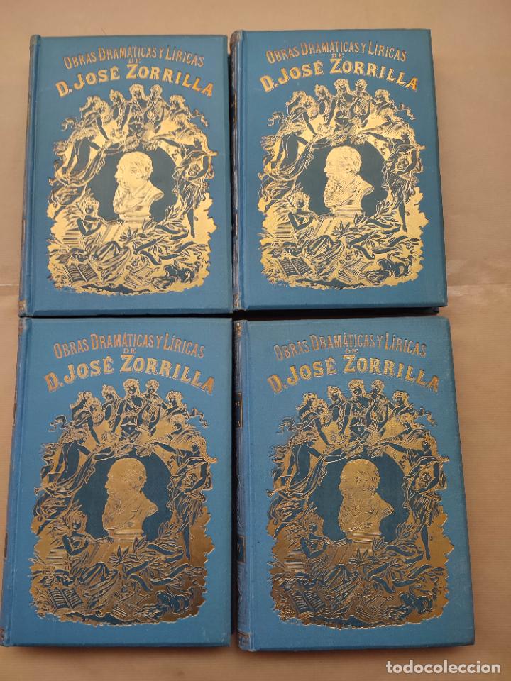 Libros: Obras Dram&aacute;ticas y L&iacute;ricas. 4 vol. - &rdquo;Zorrilla, Jos&eacute;&rdquo; - Foto 1