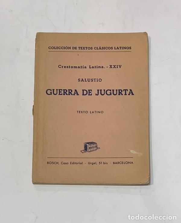 Libros: SALUSTIO. - Guerra de Jugurta. - Foto 1