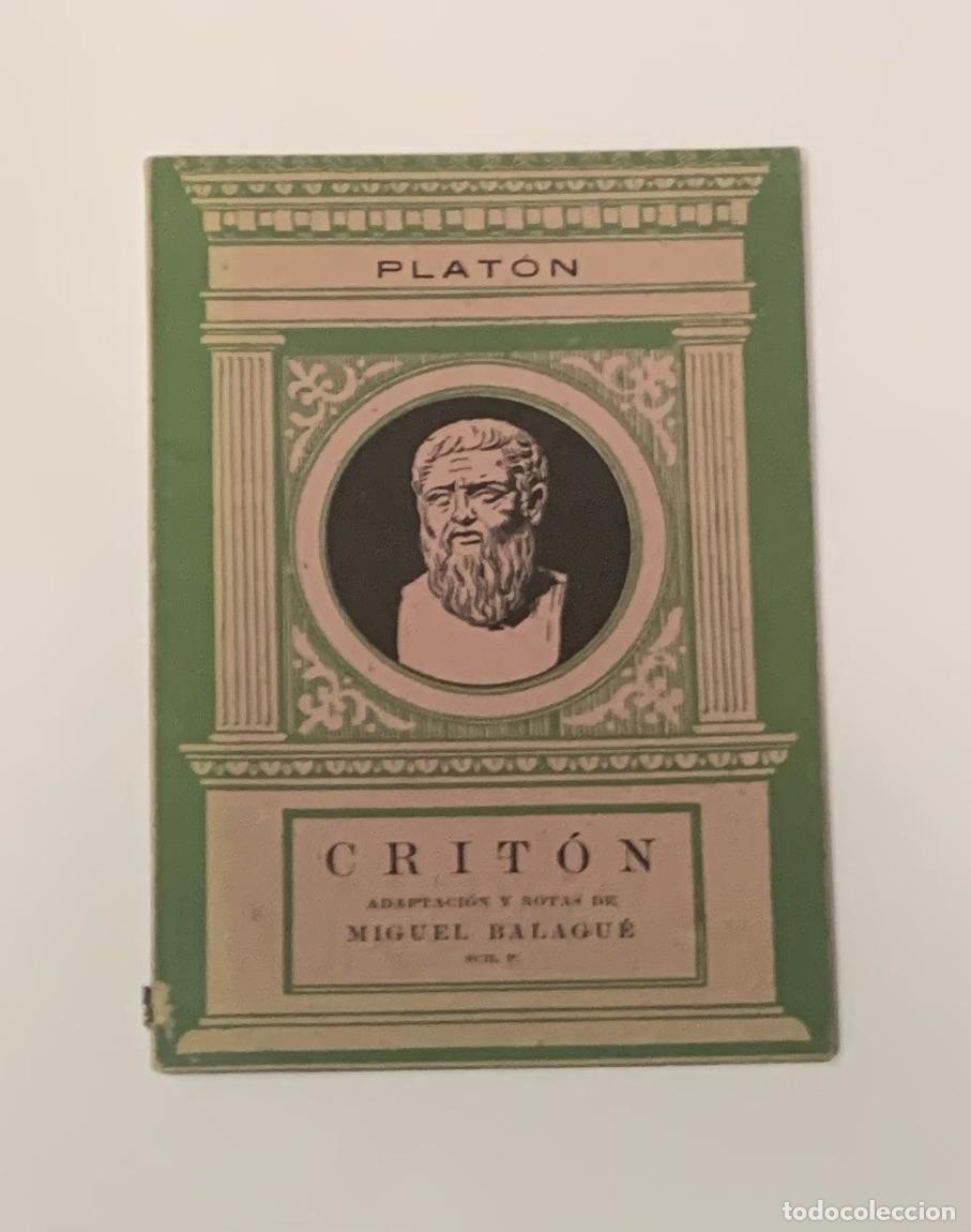 Libros: PLAT&Oacute;N. - Crit&oacute;n. - Foto 1