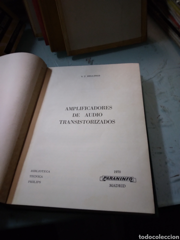 Libros: S.J.Hellings, Amplificadore de audio transistorizados,Paraninfo - Foto 2