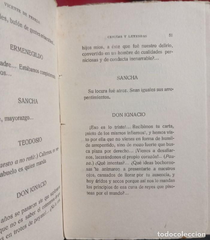 Libros: Cenizas y leyendas. - PEREDA, Vicente de: - Foto 5