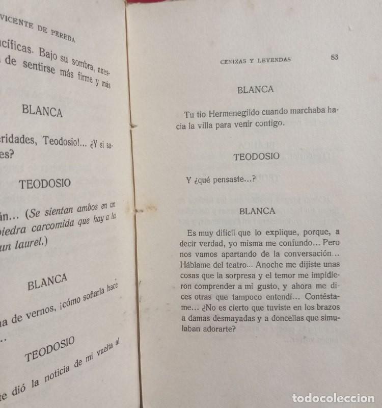 Libros: Cenizas y leyendas. - PEREDA, Vicente de: - Foto 6